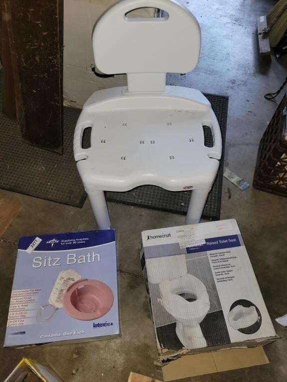 Sitz Bath- Toilet Seat Riser - Bath Chair