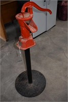 Vintage Cast Iron Well Pump on Stand