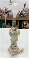 Alabaster 19" Tall Table Lamp No Shade