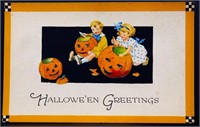 Vintage Gibson Halloween postcard