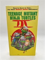 Vintage Teenage Mutant Ninja Turtles 3 VHS