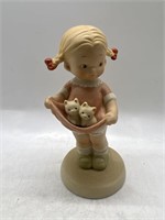 Vintage 1990 Enesco Lapful Of Luck Figurine