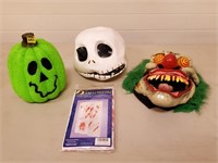 Halloween Mask & Decor Lot
