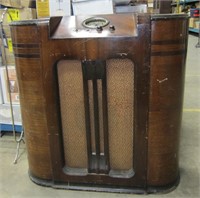 Art Deco Jackson Bell Radio Case (Untested)