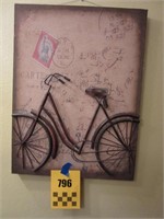 Bicycle Picture - Approx 24" x 18"