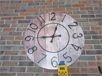Large Hanging Clock - Approx 32" Wide