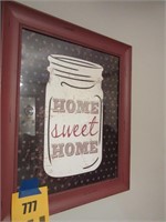 Home Sweet Home Picture - Approx 24x20