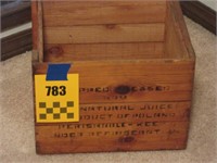 Nice Old Antique Wooden Box Used in Refrigeration