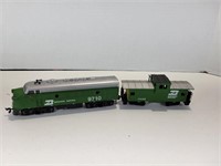 Bachmann HO Scale Locomotive with Caboose