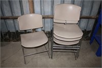 (7) Chairs - Stackable