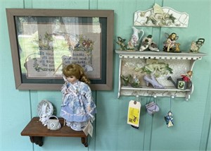 Contents on Wall: Fairy Home Decor, Wood Shelf