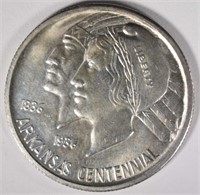 1936 ARKANSAS COMMEM HALF DOLLAR, GEM BU