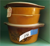 Pyrex Old Orchard and 471, 473
