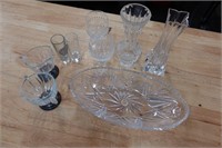 Crystal Vases Goblets