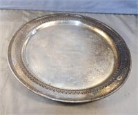 WM Rogers silver plated serving trays.