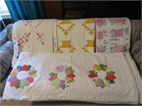 4 quilts - 50 state quilt