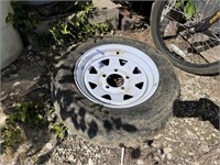 Spare Wheel for Trailer, Needs new Tire