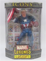 Captain America 12" Figure/Marvel Legends Icons