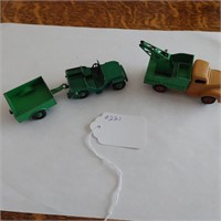 3 Antique Dinky Toys