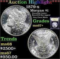 *Highlight* 1879-s Morgan $1 Graded Gem++ Unc