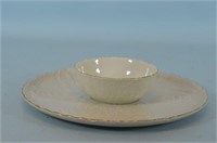 The Crown Classics Serving Plate w/ Attached Bowl