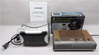 GE 7-4624 Clock Radio & Misc