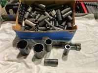 Box of impact sockets