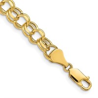 10 Kt- Yellow Gold Fancy Link Bracelet