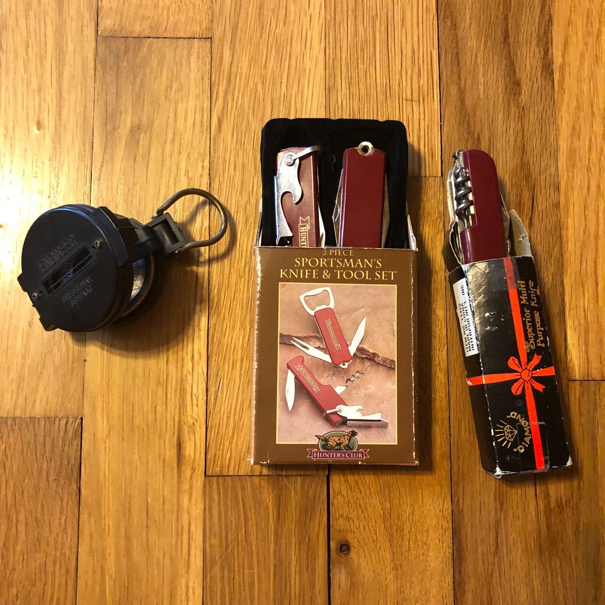 Engineer Compass, Multi Knife, Knife & Tool Set