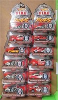 (12) Diecast Hot Wheels fire department vehicles