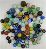 Group Vintage Glass Marbles