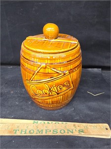 Barrel Cookie Jar