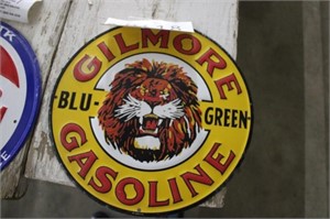 Gilmore Gasoline Reproduction Sign