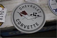 Chevrolet Corvette Reproduction Sign