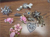 Vintage Brooches & Earrings