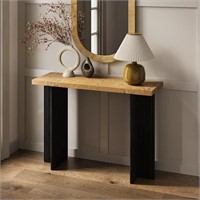 Stead Fluted Console Table- 13.8"D x 41.8"W x 30"H