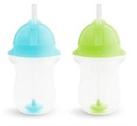 Munchkin Any Angle Weighted Straw Blue and Green