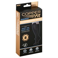 261700 Copper Fit Energy Compression Socks, Large