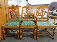 SET OF 6 DINING CHAIRS
