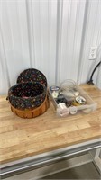 Craft Items and Basket