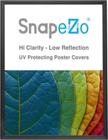 36x48in SnapeZo Poster Frame  Black  1.25 Inch