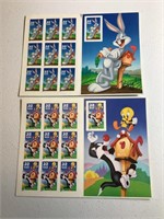 Two Looney Tunes stamps for kids