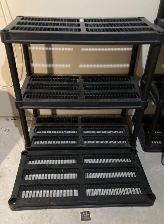 Medium Duty Modular Plastic Storage Shelves