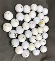 Golf Balls Lot Assorted Company Logos