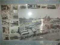 Classic Automobiles Vintage Framed Photo Display