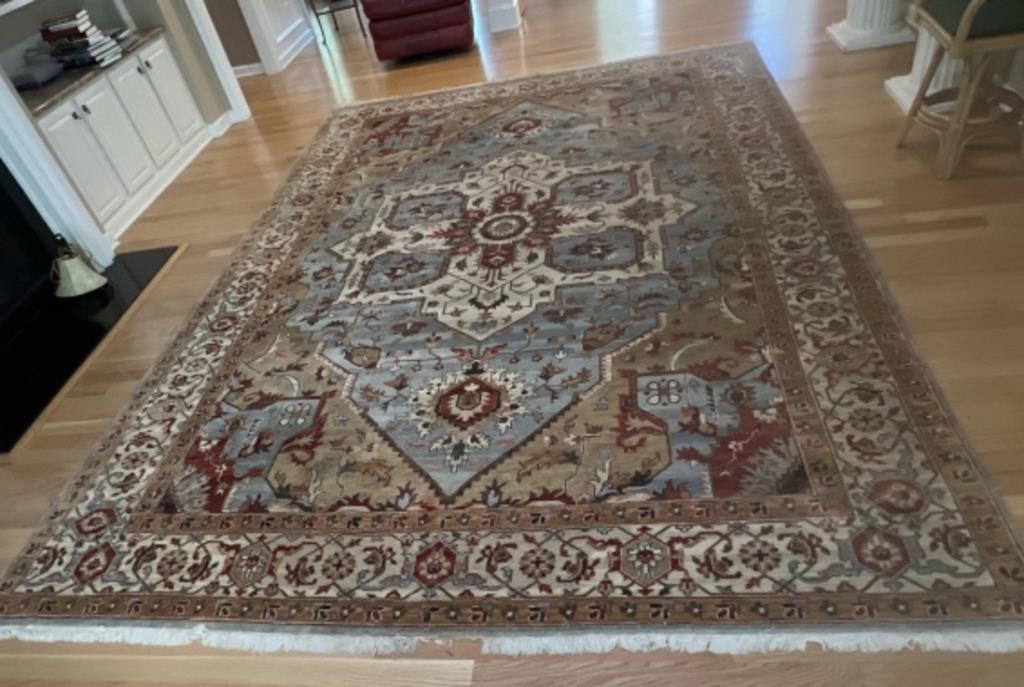 Hand Knotted Large Area Rug
