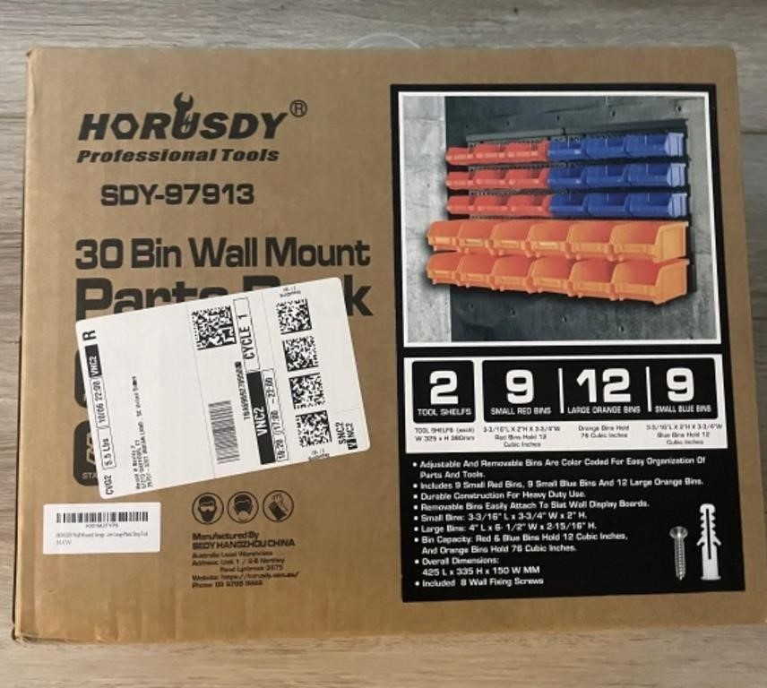 Horusdy 30 Bin Wall Mount