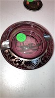 20.Silver overlay ashtray