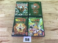 Lot of 4 PlayStation 2 Games