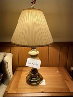 Table Lamp Brass & Ceramic